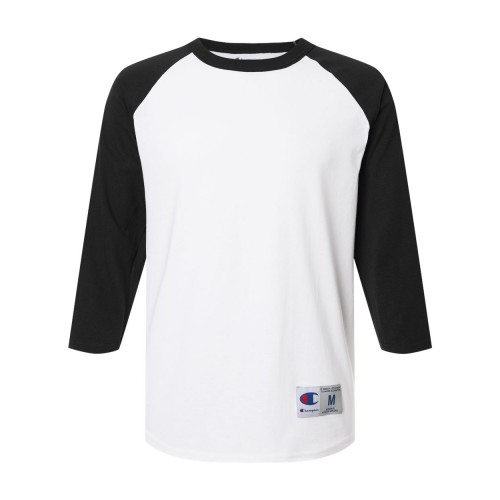 Champion Unisex Raglan Sleeve Baseball T-Shirt