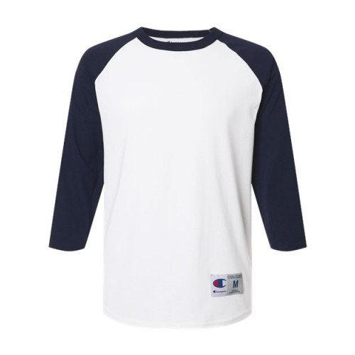 Champion Unisex Raglan Sleeve Baseball T-Shirt