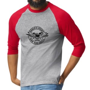 Gildan Unisex Heavy Cotton™ Raglan Three-Quarter Sleeve T-Shirt