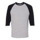 Gildan Unisex Heavy Cotton™ Raglan Three-Quarter Sleeve T-Shirt