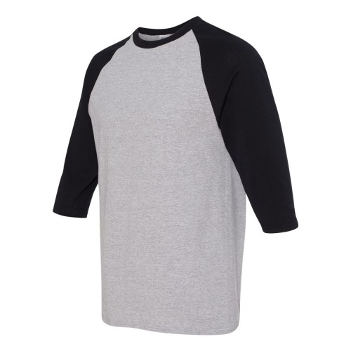 Gildan Unisex Heavy Cotton™ Raglan Three-Quarter Sleeve T-Shirt