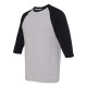 Gildan Unisex Heavy Cotton™ Raglan Three-Quarter Sleeve T-Shirt