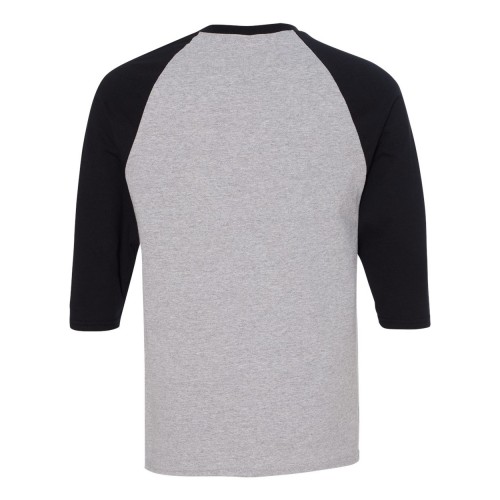 Gildan Unisex Heavy Cotton™ Raglan Three-Quarter Sleeve T-Shirt