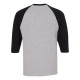 Gildan Unisex Heavy Cotton™ Raglan Three-Quarter Sleeve T-Shirt