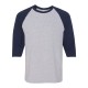 Gildan Unisex Heavy Cotton™ Raglan Three-Quarter Sleeve T-Shirt
