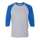Gildan Unisex Heavy Cotton™ Raglan Three-Quarter Sleeve T-Shirt