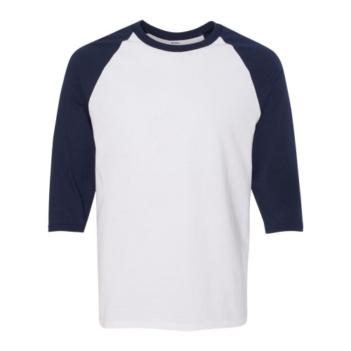 Gildan Unisex Heavy Cotton™ Raglan Three-Quarter Sleeve T-Shirt