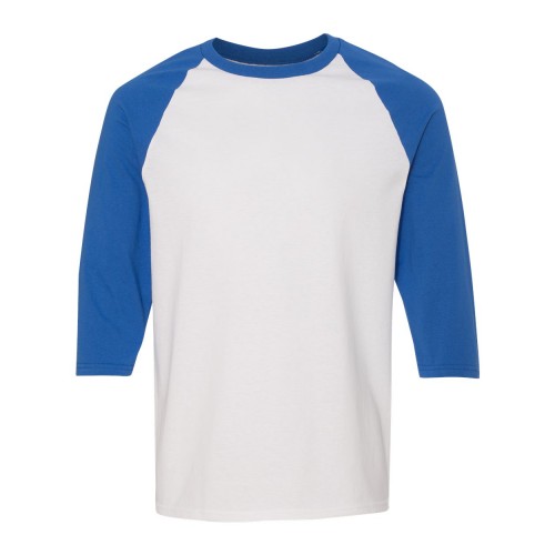 Gildan Unisex Heavy Cotton™ Raglan Three-Quarter Sleeve T-Shirt
