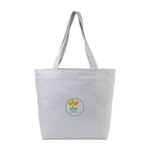 AWARE™ Recycled Cotton Shopper Tote with Interior Zip Pocket
