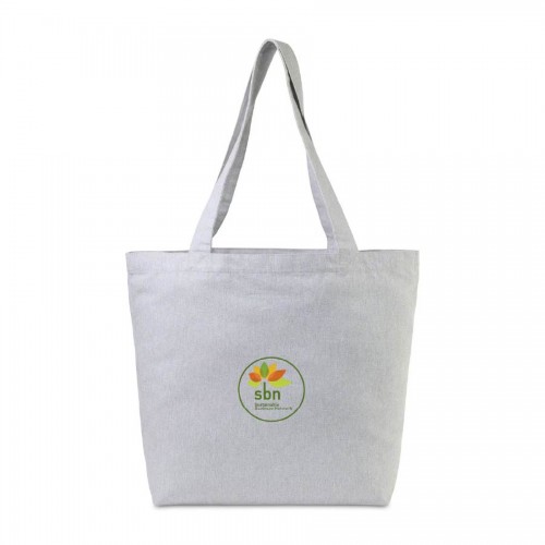 AWARE™ Recycled Cotton Shopper Tote with Interior Zip Pocket
