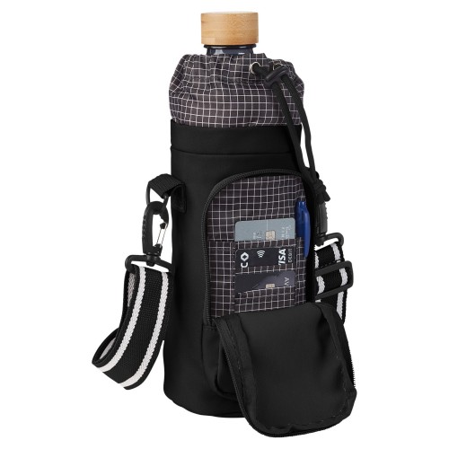 Academy Eco Friendly Water Bottle Bag with Storage Pocket