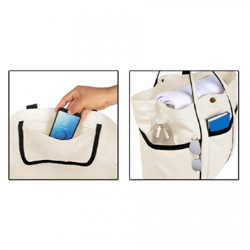 Aware™ 10oz Recycled Cotton Canvas Tote Bag