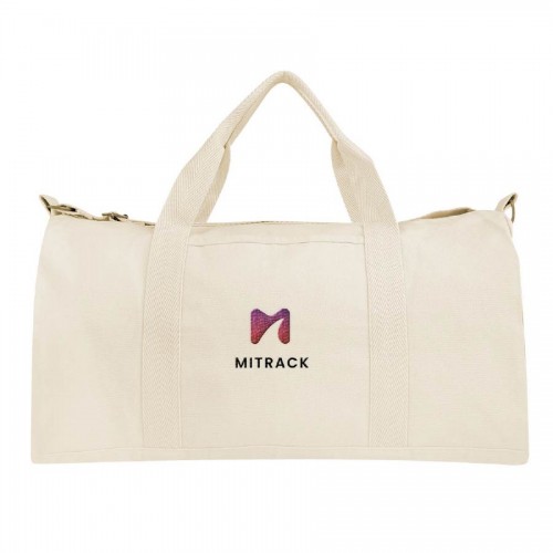 Aware™ Recycled Cotton Flat Bottom Duffel Bag