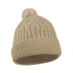 Embroidered Courtney Cable Knit rPET Pom Beanie Embroidered Courtney Cable Knit rPET Pom Beanie