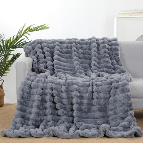BeWell™ Galleria Bubble Fur Blanket