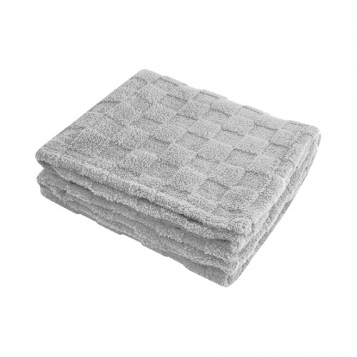 Embroidered rPET Checkered Sherpa Blanket