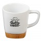 11oz Ceramic Mug with Removable Bamboo Coaster