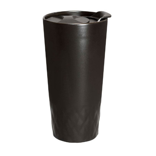 Double-Wall 14oz Ceramic Textured Tumbler