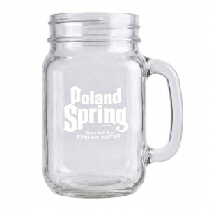 16oz Maplewood Libbey Mason Jar with Handle 16oz Maplewood Libbey Mason Jar with Handle