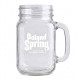 16oz Maplewood Libbey Mason Jar with Handle