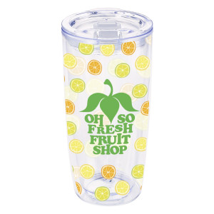 19oz Everest Clarity Recycled Tumbler with Insert