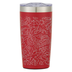 20oz Full Laser Two-Tone Himalayan Tumbler