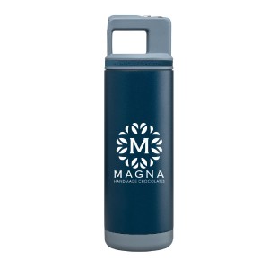 20oz Grosche Alpine Stainless Steel Removable Straw Flip n' Sip Bottle