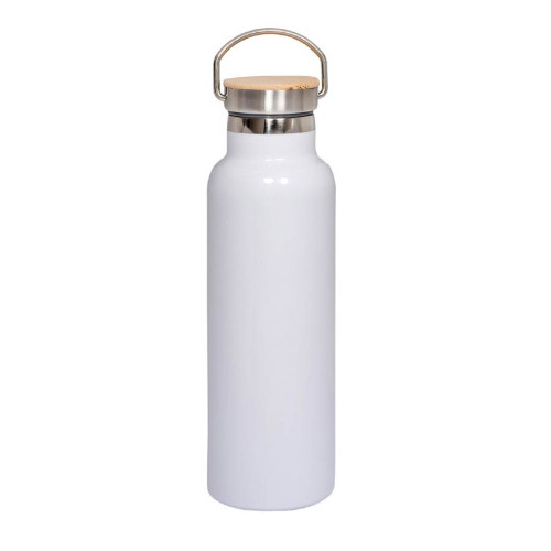 20oz Vacuum Insulated Water Bottle with Bamboo Lid