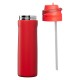 23oz Lynk Recycled Stainless Steel Straw-Lid Leakproof Bottle
