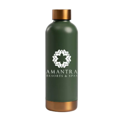 Astrid 18oz Stainless Steel Copper Accent Double-Wall Bottle