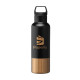 Aurelia 22.5oz Recycled Stainless Steel Copper Accent Double-Wall Bottle Aurelia 22.5oz Recycled Stainless Steel Copper Accent Double-Wall Bottle