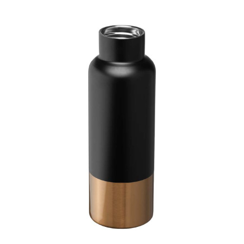 Aurelia 22.5oz Recycled Stainless Steel Copper Accent Double-Wall Bottle Aurelia 22.5oz Recycled Stainless Steel Copper Accent Double-Wall Bottle