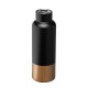 Aurelia 22.5oz Recycled Stainless Steel Copper Accent Double-Wall Bottle Aurelia 22.5oz Recycled Stainless Steel Copper Accent Double-Wall Bottle