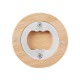 Bamboo Bottle Opener with Magnet