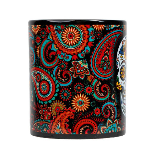 Full Color 11oz Black Ceramic Mug