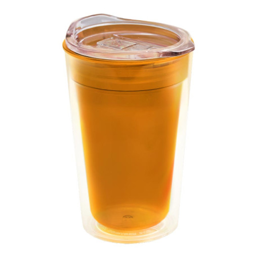 Garyline® 14oz Transparent Tumbler with Slider Lid Garyline® 14oz Transparent Tumbler with Slider Lid