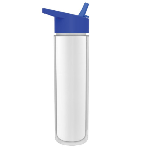 Garyline® 16oz Chiller Insulated Bottle with Flip-Straw Lid and Full-Color Insert