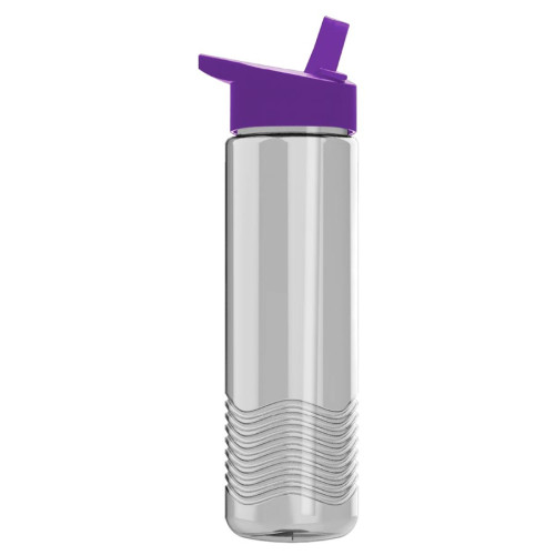 Garyline® 24oz Wave Tritan® Bottle with Flip-Straw Lid