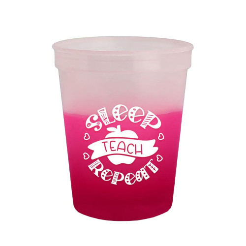 Garyline® Cups-on-the-Go Color-Changing 16oz Stadium Cup Garyline® Cups-on-the-Go Color-Changing 16oz Stadium Cup