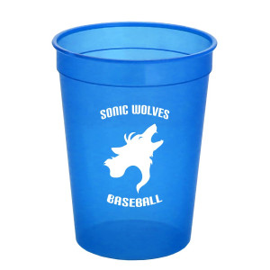 Garyline® Cups-on-the-Go Translucent 12oz Stadium Cup Garyline® Cups-on-the-Go Translucent 12oz Stadium Cup