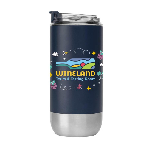 Glacier 16oz Double-Wall Recycled Stainless Steel Tumbler