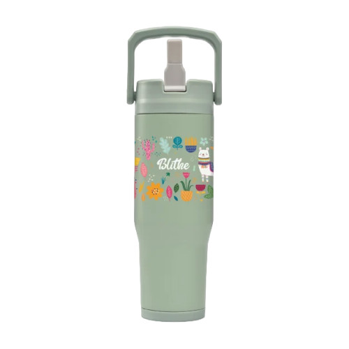 Polar Duo 32oz Double-Wall Recycled Stainless Steel Tumbler with Storage Base Polar Duo 32oz Double-Wall Recycled Stainless Steel Tumbler with Storage Base