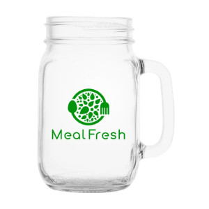 Root 16oz Handled Jar Glass