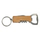 Wood Bottle Opener Keychain