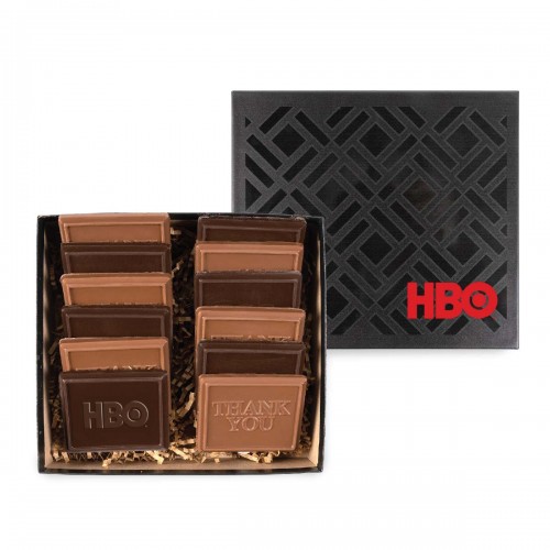 12 Piece Deluxe Custom Cookie Gift Box
