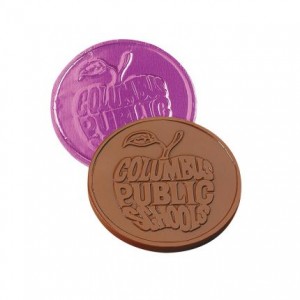 1 oz Wrapped Round Chocolate