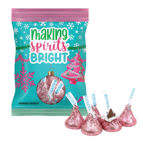 2 oz Full Color Digibag™ with Color Hershey Kisses®