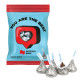 2 oz Full Color Digibag™ with Silver Hershey Kisses®