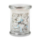 3.5 oz Glass Jar with Hershey's Chocolate Kisses