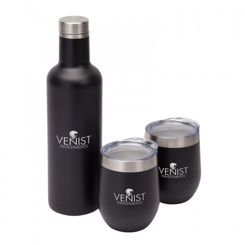 Bliss Wine Bottle & 2 Tumbler Gift Set Bliss Wine Bottle & 2 Tumbler Gift Set